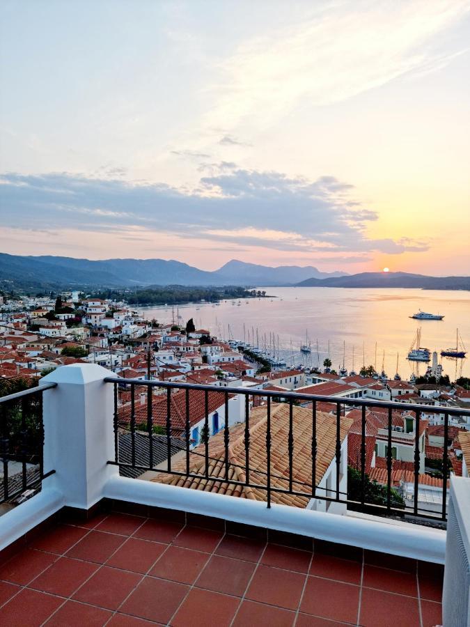 Panoramic View Poros Town Exterior foto