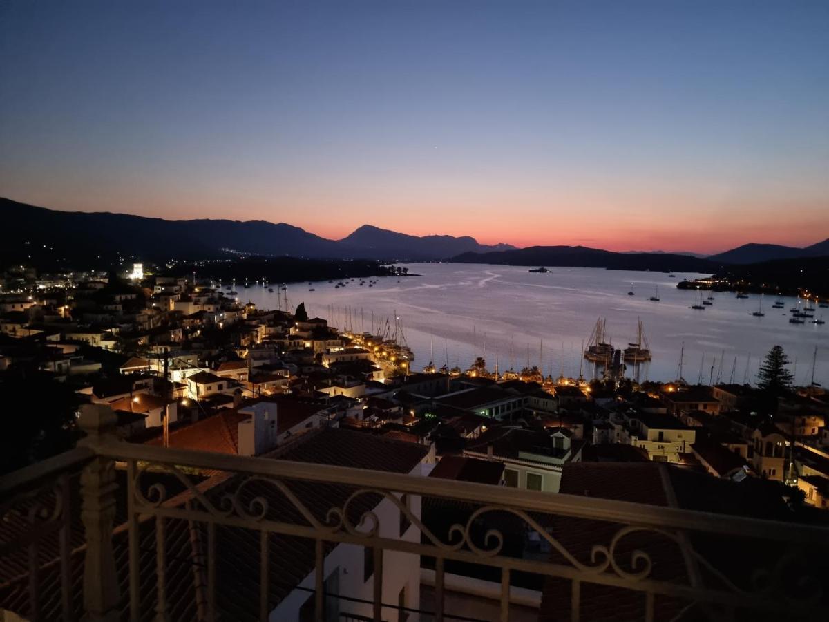 Panoramic View Poros Town Exterior foto