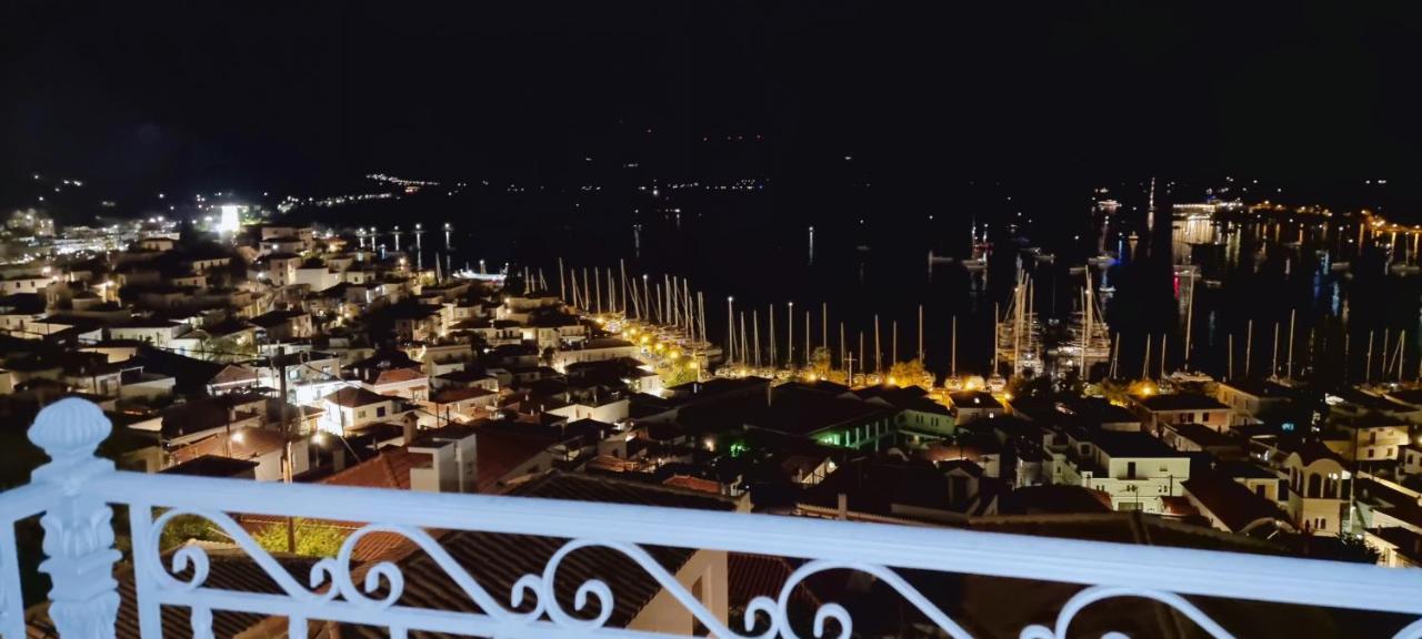 Panoramic View Poros Town Exterior foto