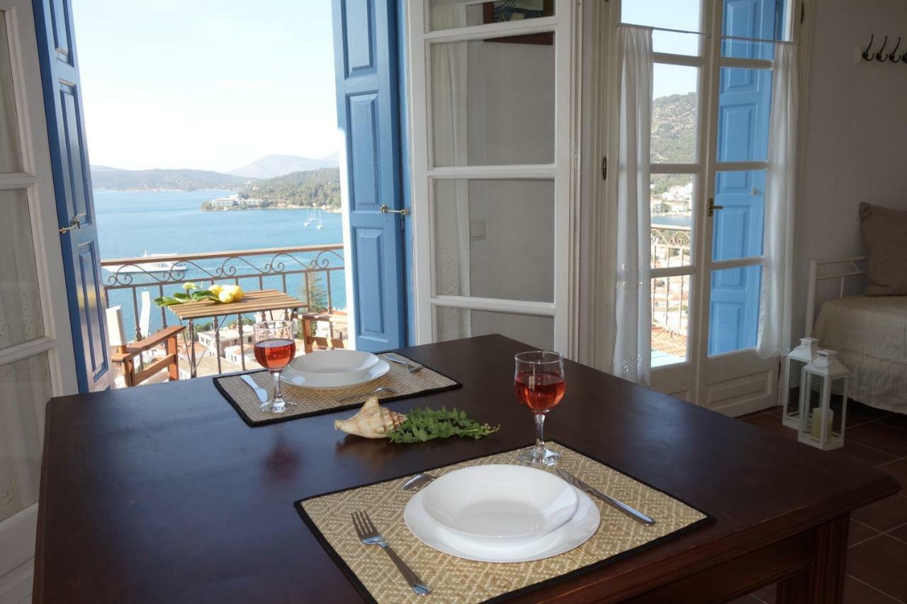 Panoramic View Poros Town Exterior foto