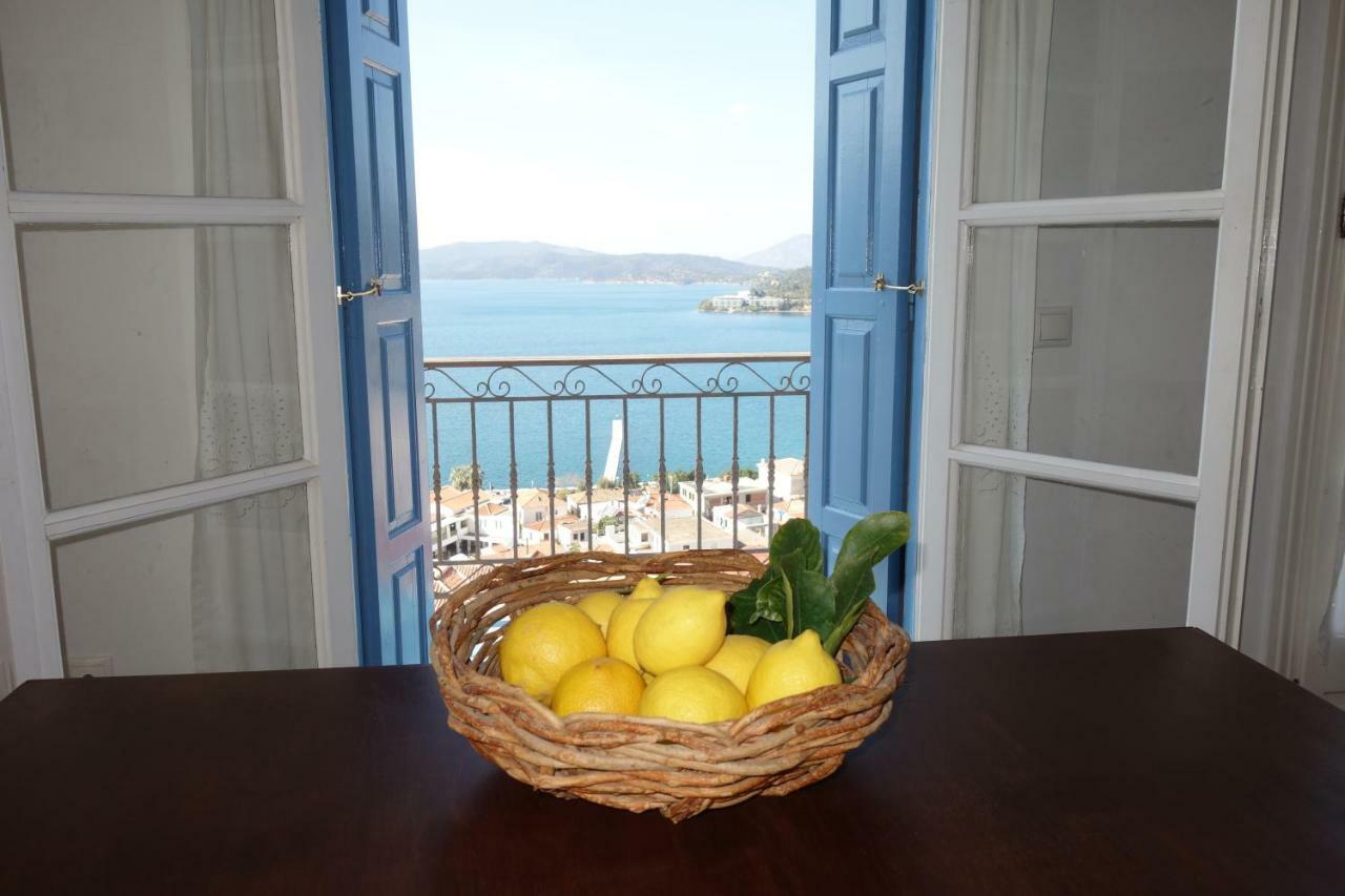 Panoramic View Poros Town Exterior foto