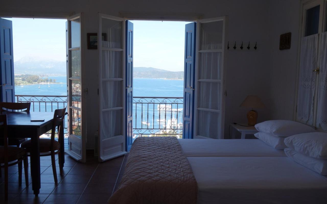 Panoramic View Poros Town Exterior foto